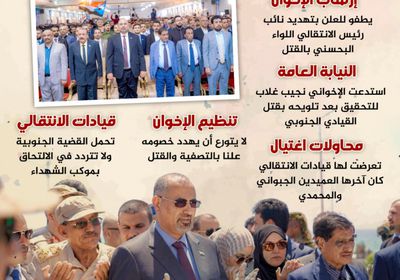 قيادات الانتقالي تتحدى الترهيب (إنفوجراف)