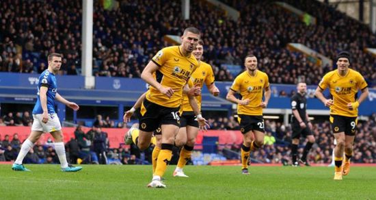 كالايدجيتش يقود ولفرهامبتون للفوز على إيفرتون