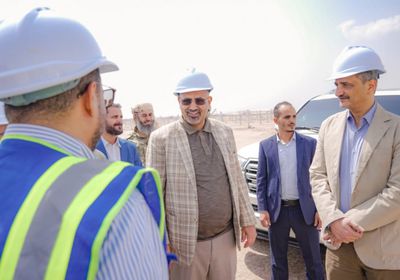 الرئيس الزُبيدي يثمن سرعة العمل بالمحطة الشمسية الإماراتية