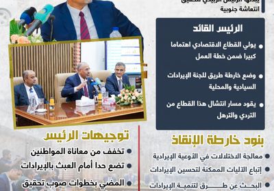 خارطة إنقاذ الاقتصاد بأمر الرئيس (إنفوجراف)