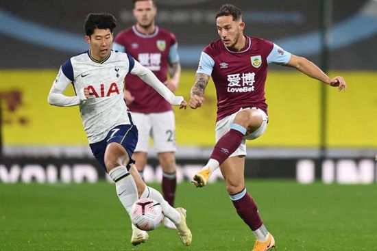 ثلاثية سون تقود توتنهام للفوز بخماسية على بيرنلي