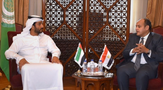وزير الاقتصاد الإماراتي يثمن متانة العلاقات مع مصر