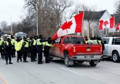 كندا تحاكم سائقي الشاحنات المحتجين ضد كوفيد