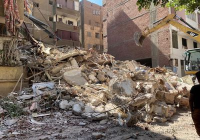 مصرع وإصابة أشخاص 4 أشخاص إثر انهيار مبنى سكني بالقاهرة