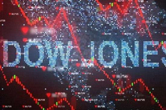 تراجع داو جونز بنسبة 0.55%