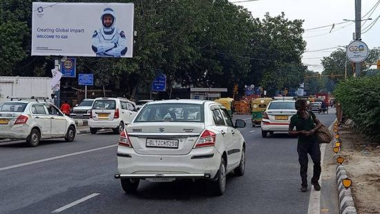 نيودلهي تتزين بصور رائد الفضاء الإماراتي قبل قمة العشرين