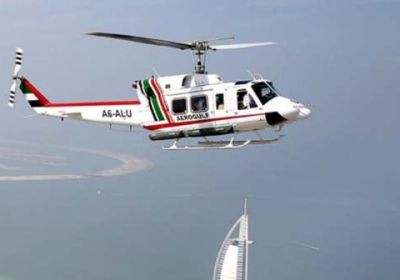 الإمارات: وفاة أحد أفراد طاقم مروحية سقطت بالبحر في أم القيوين