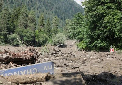 مصرع شخصين جراء الفيضانات في جورجيا