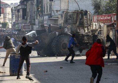 إصابة 9 شرطيين فلسطينيين في اشتباكات مسلحة بجنين