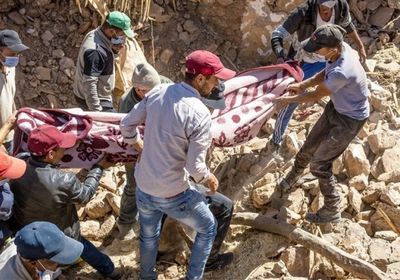 الهلال الأحمر المغربي: لا يمكن تحديد عدد المفقودين تحت الأنقاض