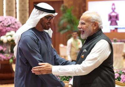 صور وعبارات.. رئيس الوزراء الهندي يحتفي بمحمد بن زايد