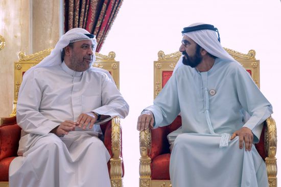 ​محمد بن راشد يستقبل نائب رئيس مجلس الوزراء الكويتي