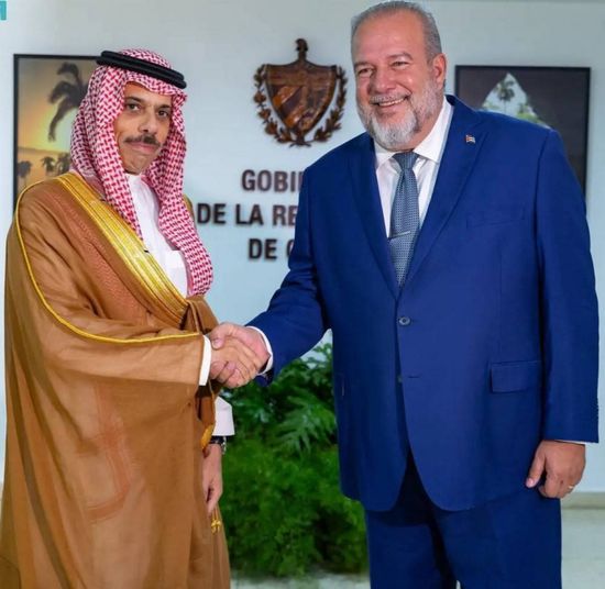 وزير الخارجية السعودي يبحث مع رئيس الوزراء الكوبي العلاقات الثنائية