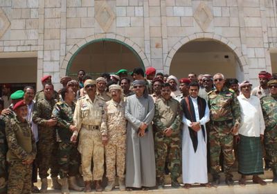 العقيد فعرهي يتسلم قيادة الحزام الأمني بسقطرى