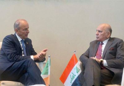 العراق وأيرلندا يبحثان  الأوضاع الراهنة بالشرق الأوسط