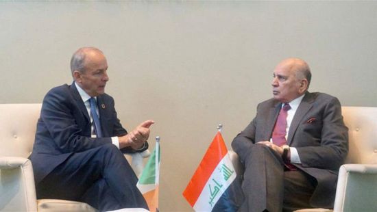 العراق وأيرلندا يبحثان  الأوضاع الراهنة بالشرق الأوسط