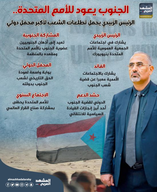 الجنوب يعود للأمم المتحدة (إنفوجراف)
