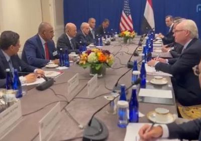 الرئيس الزُبيدي يلتقي وزير الخارجية الأمريكي ويثمن إنقاذ صافر