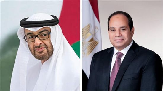 السيسي ومحمد بن زايد يؤكدان استمرار التنسيق الوثيق لدعم استقرار المنطقة