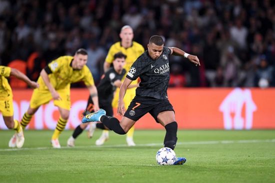 مبابي يقود باريس سان جيرمان للفوز على دورتموند