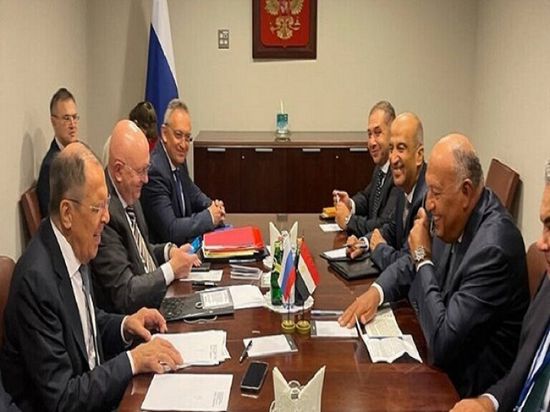 وزير الخارجية الروسي يلتقي نظيره المصري في نيويورك