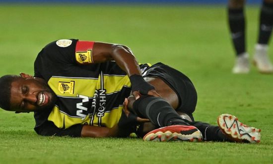 إصابة شراحيلي لاعب الاتحاد في الرباط الصليبي