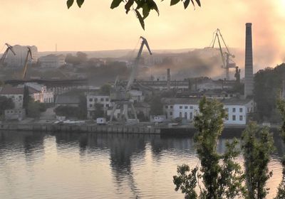 اندلاع حريق في المقر العام للإسطول الروسي في القرم