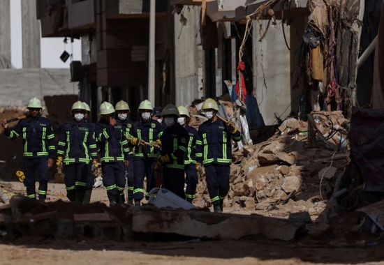 فريق تحديد ضحايا الكوارث الإماراتي يصل إلى ليبيا