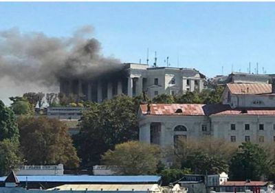 الدفاع الروسية: تضرر مقر أسطول البحر الأسود جراء ضربة صاروخية