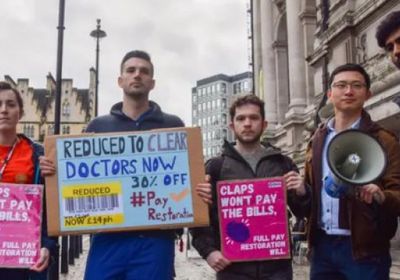 إضراب الأطباء في إنجلترا يشل القطاع الصحي