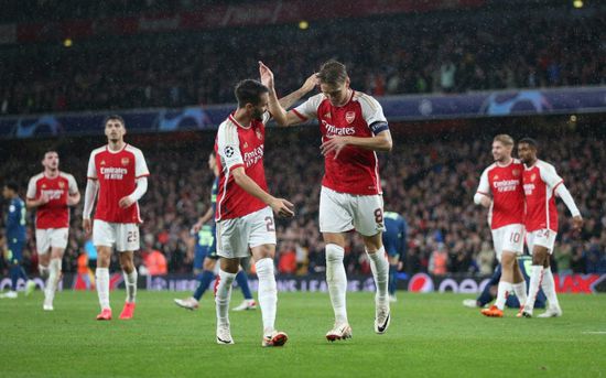 أرسنال يشعر بالقلق بعد إصابة رايس في قمة شمال لندن