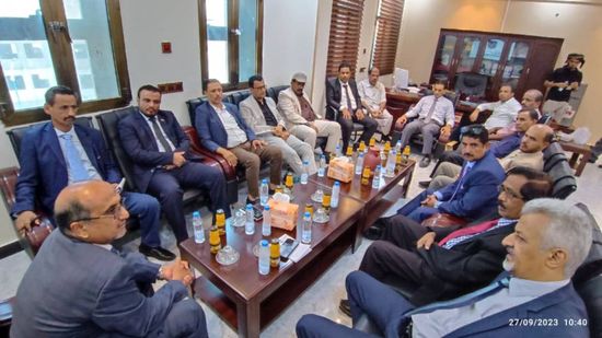 لجنة رئاسية من الانتقالي تطلع على أنشطة جامعة شبوة