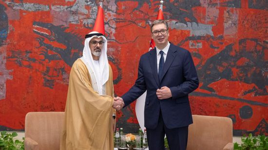 ولي عهد أبوظبي يبحث مع رئيس صربيا تعزيز العلاقات الثنائية
