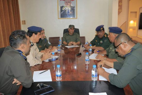 أمن ساحل حضرموت يبحث تعزيز آليات الدفاع المدني