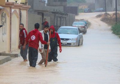 إجلاء نحو 80 عائلة ليبية بسبب الأمطار