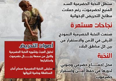 النخبة.. سد حضرموت المنيع (إنفوجراف)