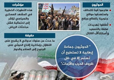 الحوثي عدو السلام (إنفوجراف)