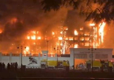 السيطرة على حريق مديرية الأمن في محافظة الإسماعيلية 