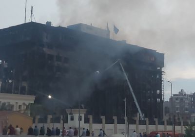 تشكيل لجنة للوقوف على أسباب حريق مديرية أمن الإسماعيلية