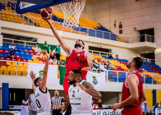 مشاهدة مباراة دينامو اللبناني والاتحاد السكندري بث مباشر في البطولة العربية للسلة