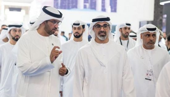 ولي عهد أبوظبي يزور معرض "أديبك 2023"