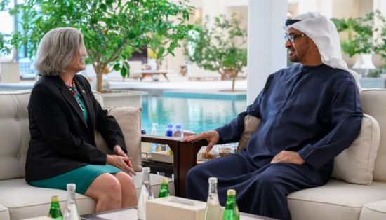 رئيس الإمارات يستقبل وفد الكونجرس الأمريكي في قصر الشاطئ