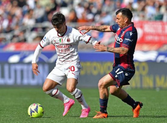 بولونيا يفرض التعادل على مضيفه إنتر بالدوري الإيطالي