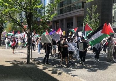 تظاهرات فلسطينية في شوارع  كندا