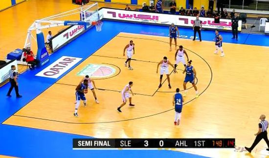 نتيجة مباراة الأهلي ونادي سلا&nbsp; المغربي في البطولة العربية للسلة