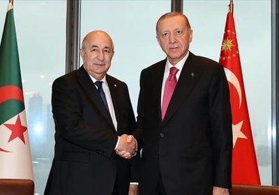 الرئيس الجزائري ونظيره التركي يبحثان تطورات الصراع الفلسطيني