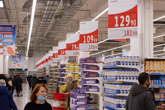 ارتفاع التضخم في روسيا إلى 6%