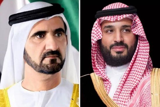 ولي العهد السعودي يتلقي رسالة خطية من نائب رئيس الإمارات