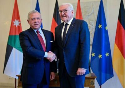 عاهل الأردن يلتقي الرئيس الألماني في برلين