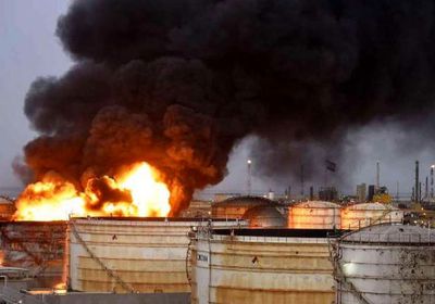 حريق في مصفاة كانجان بجنوب إيران